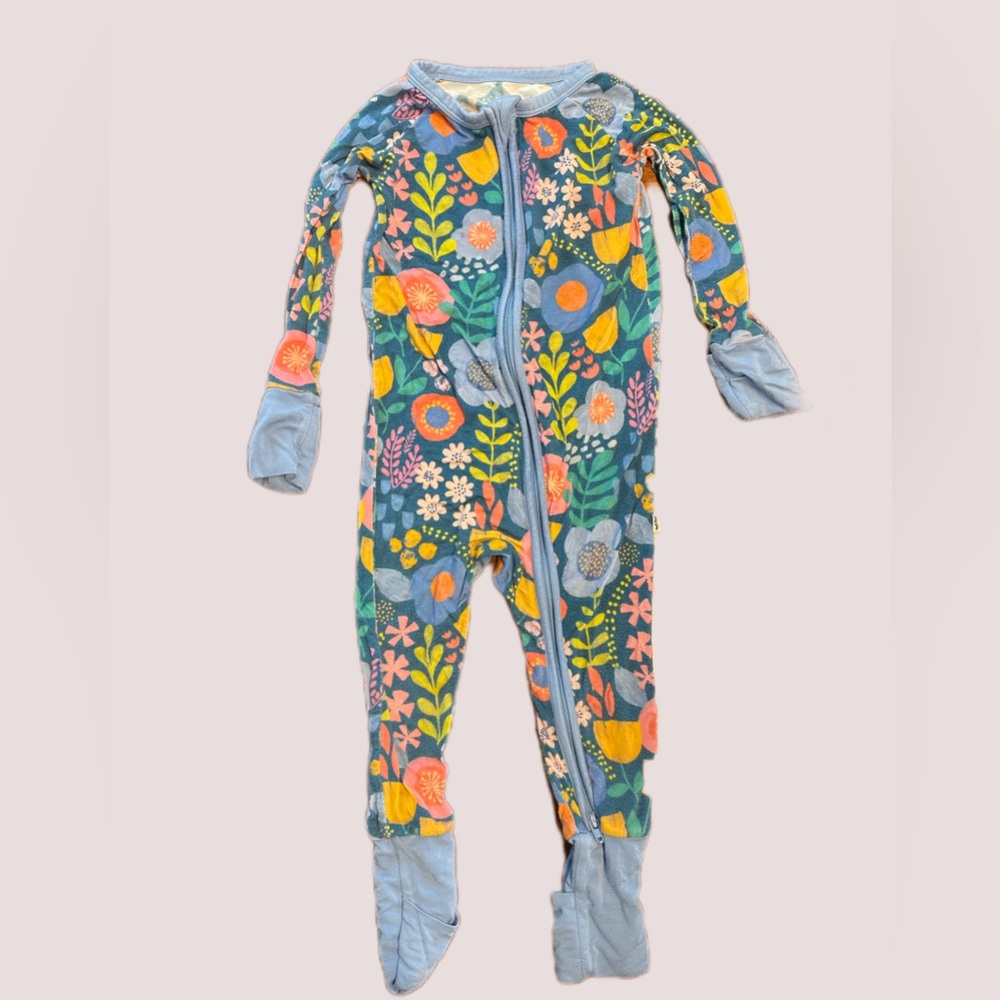 Little sleepies folk floral onesie 6-12 months